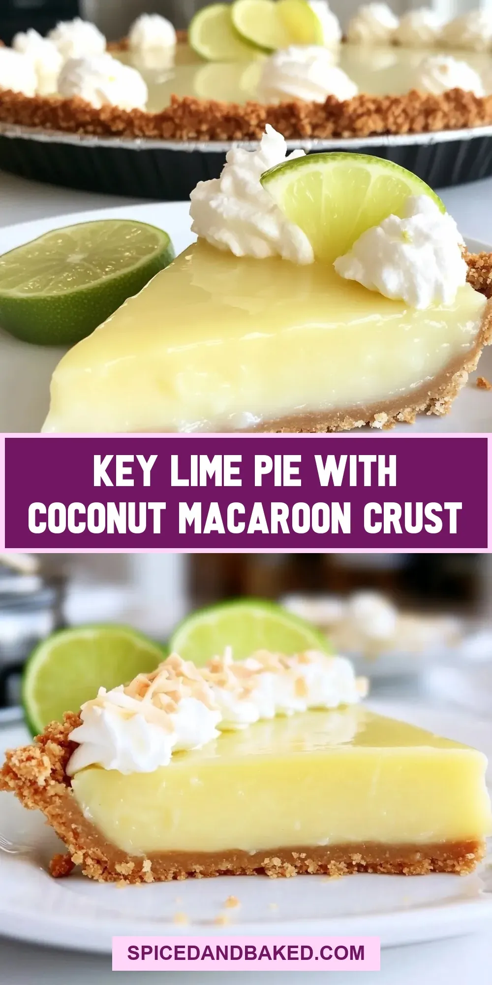 The Best Key Lime Pie With Coconut Macaroon Crust Ever