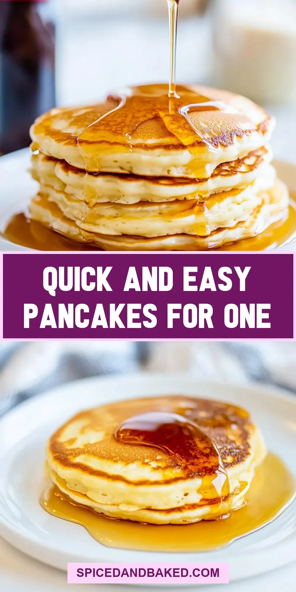 The Best Quick And Easy Pancakes For One Ever