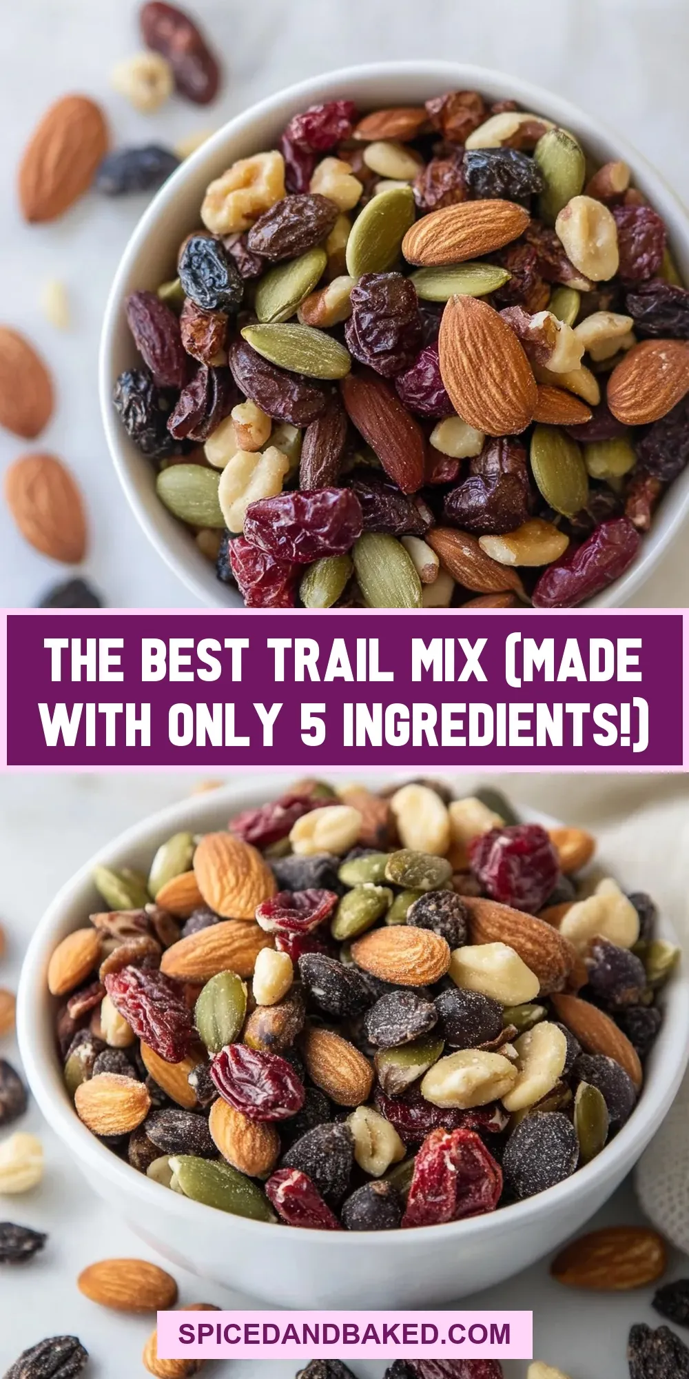 The Best Trail Mix (Made With Only 5 Ingredients!) Recipe