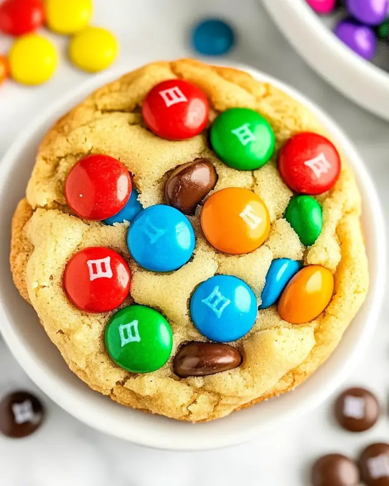 Easy 2 Ingredient M&M Cookies photo