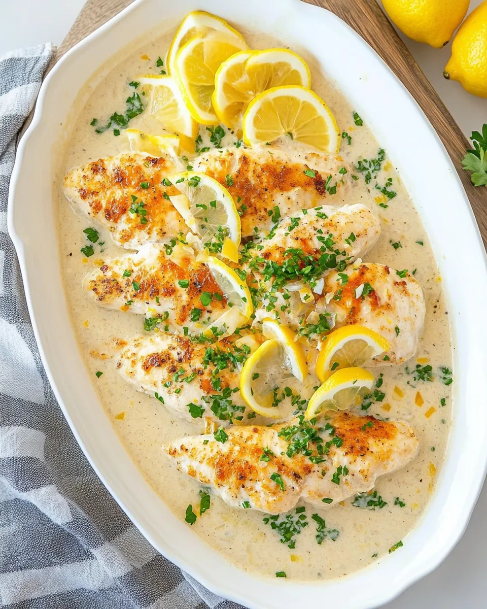 Quick 30-Minute Creamy Lemon Garlic Chicken recipe photo