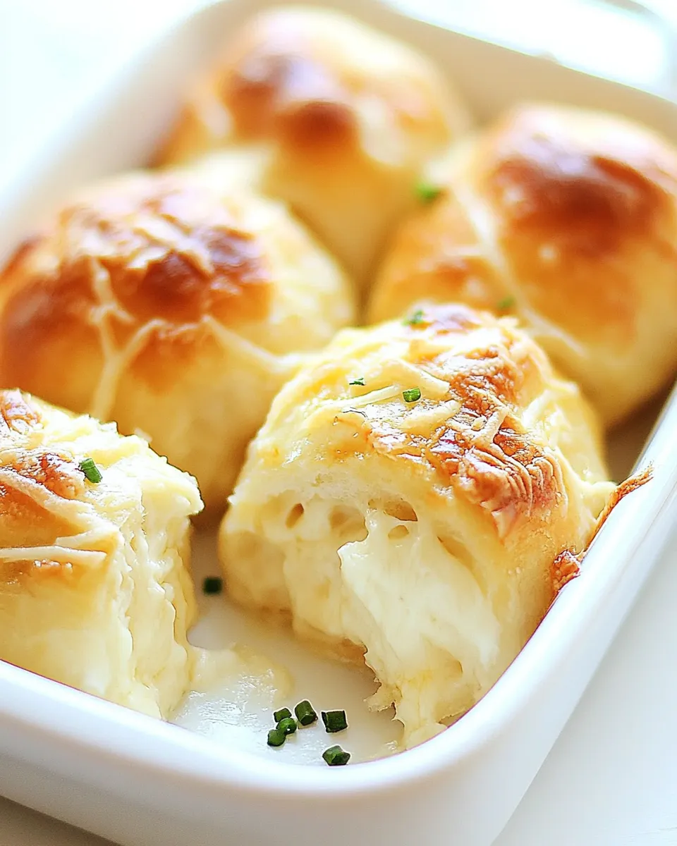 Easy 30 minute Asiago Cheese Rolls shot