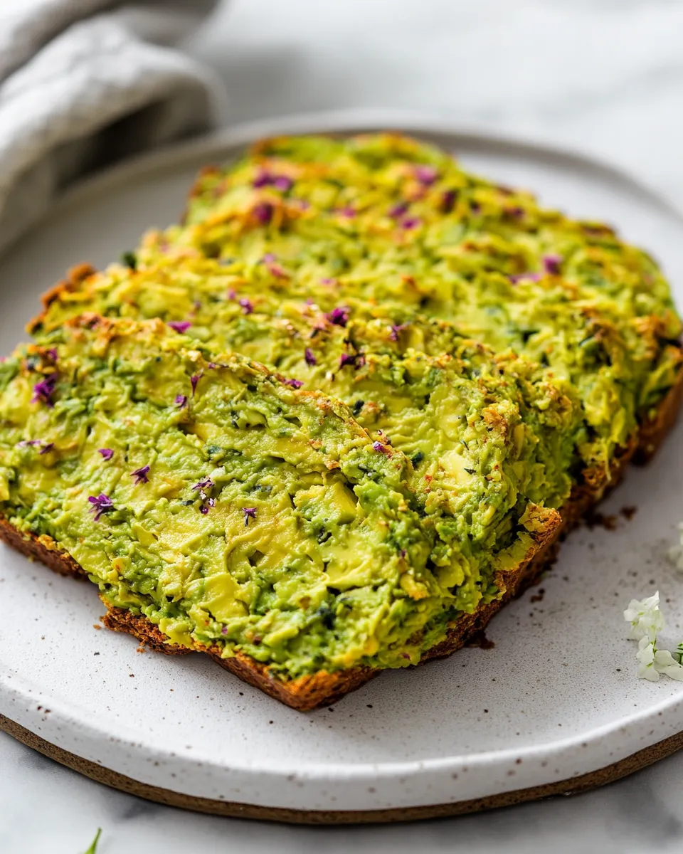 Delicious 3 Ingredient Avocado Bread (Low-Carb/Keto) recipe photo