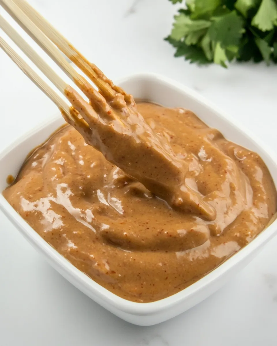 Homemade 3 Ingredient Satay Sauce recipe photo