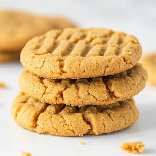 Easy 3 ingredient Peanut Butter Cookies photo
