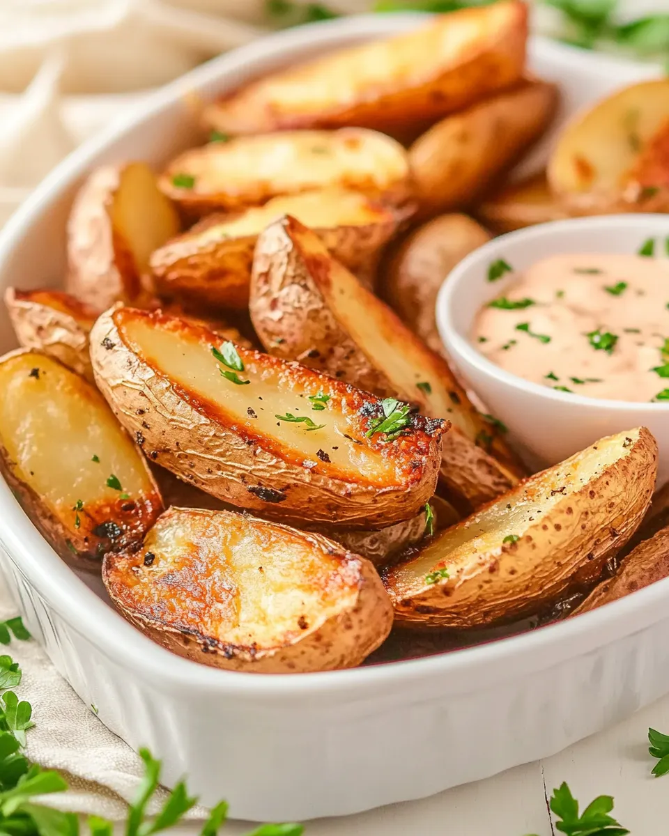 Quick Air-Fryer Fingerling Potatoes recipe photo