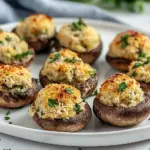 Easy Air-Fryer Stuffed Mushrooms recipe photo
