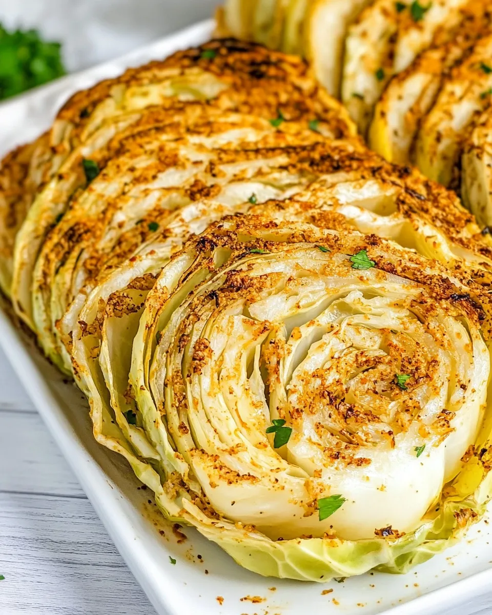 Delicious Air Fryer Cabbage Steaks image