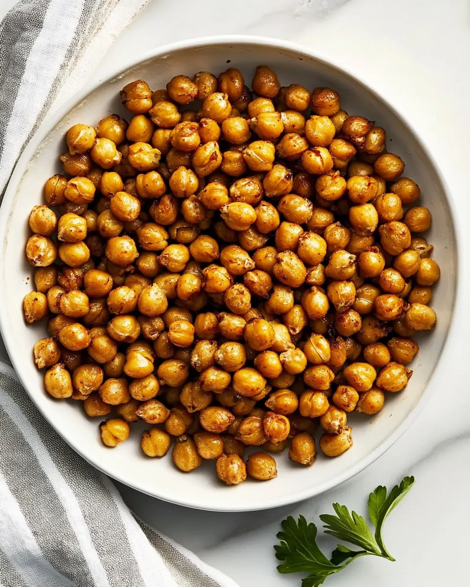 Classic Air Fryer Chickpeas image