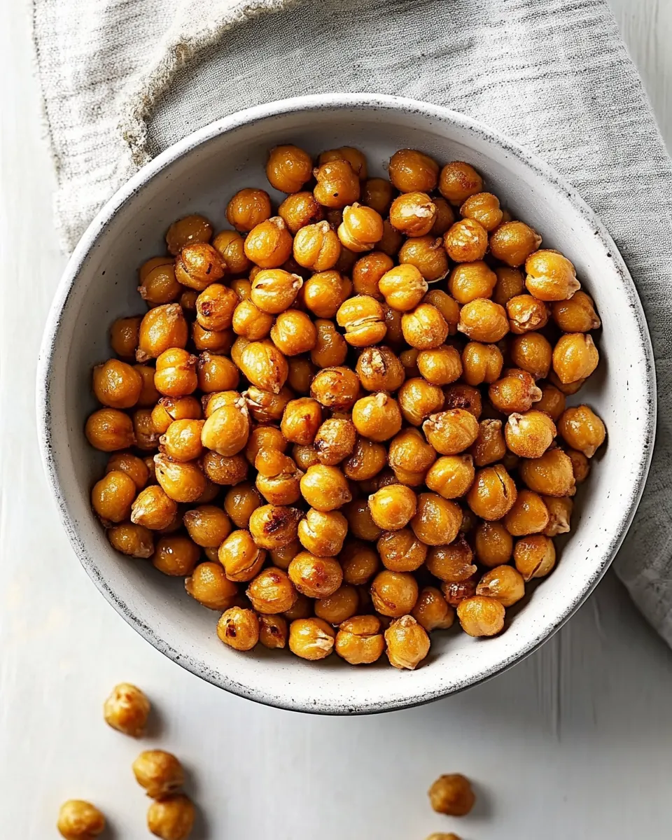 Delicious Air Fryer Chickpeas shot