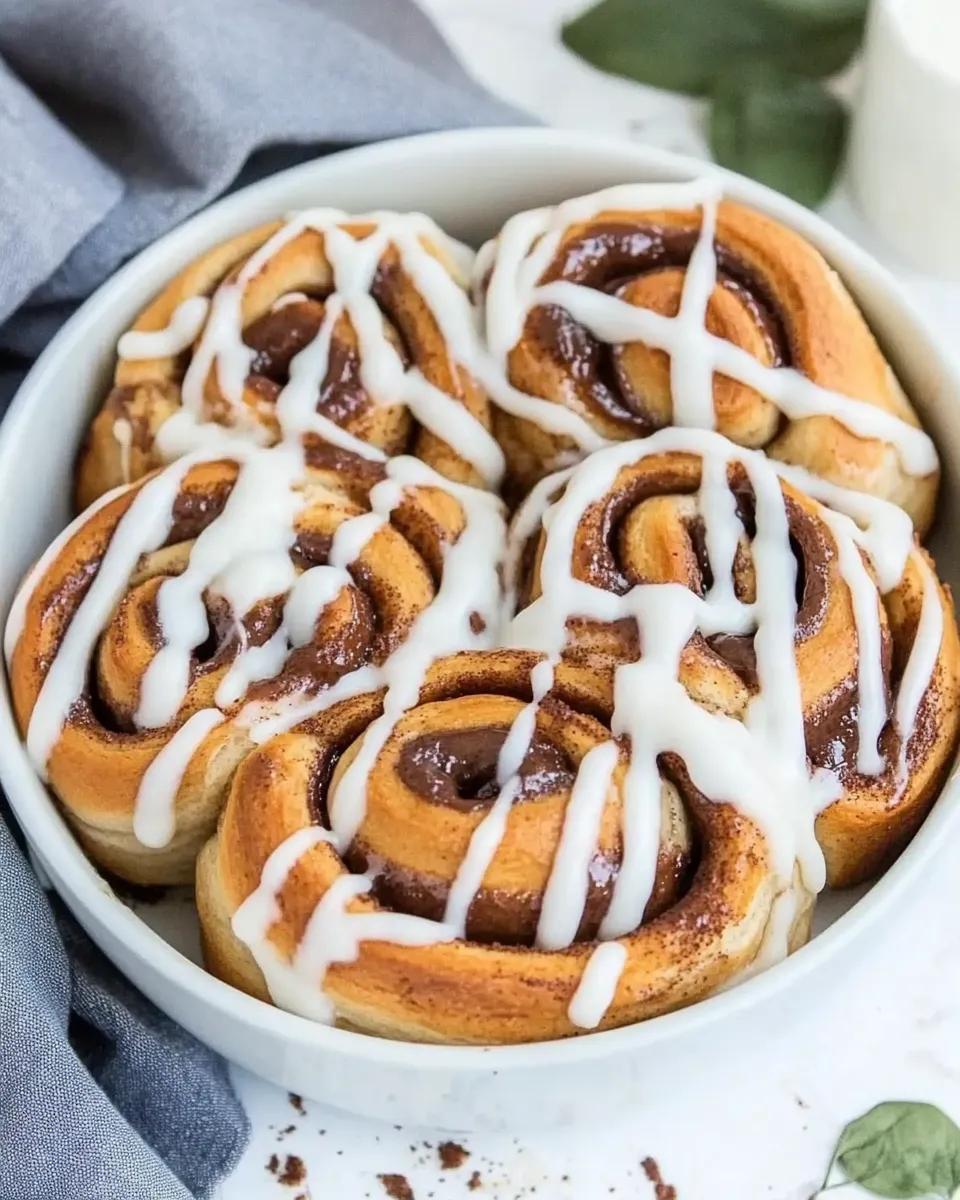 Easy Air Fryer Cinnamon Rolls photo