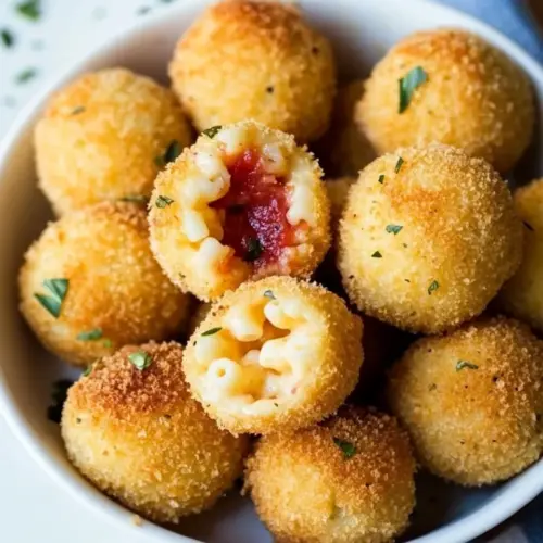 Homemade Air Fryer Mac And Cheese Balls (Premade OR Frozen) photo