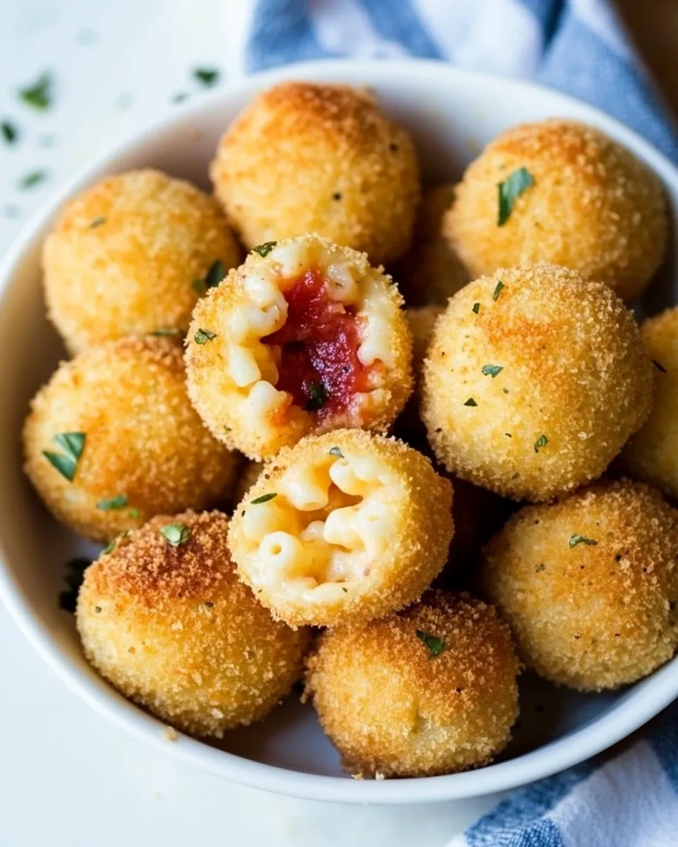 Homemade Air Fryer Mac And Cheese Balls (Premade OR Frozen) photo