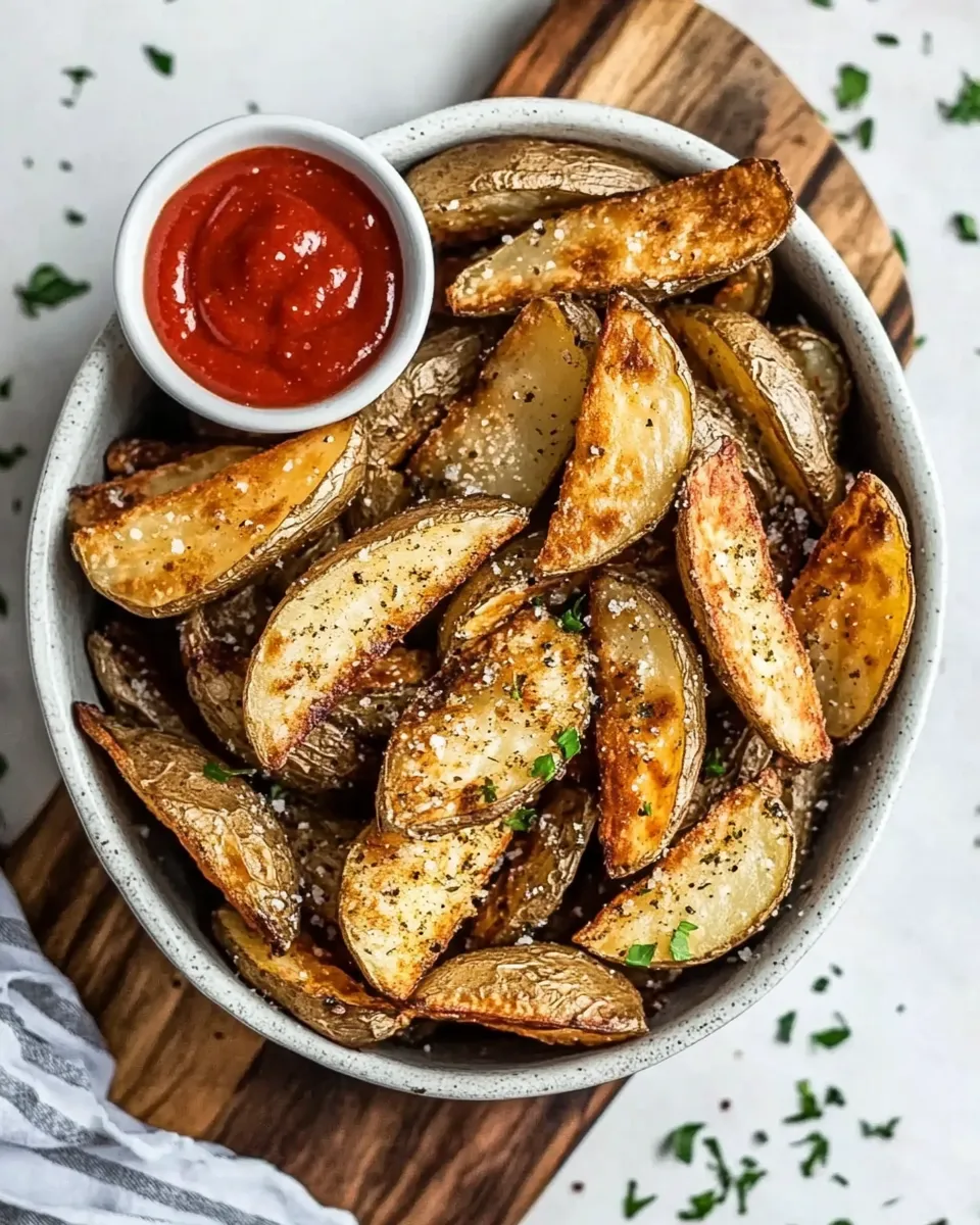 Homemade Air Fryer Potato Wedges photo