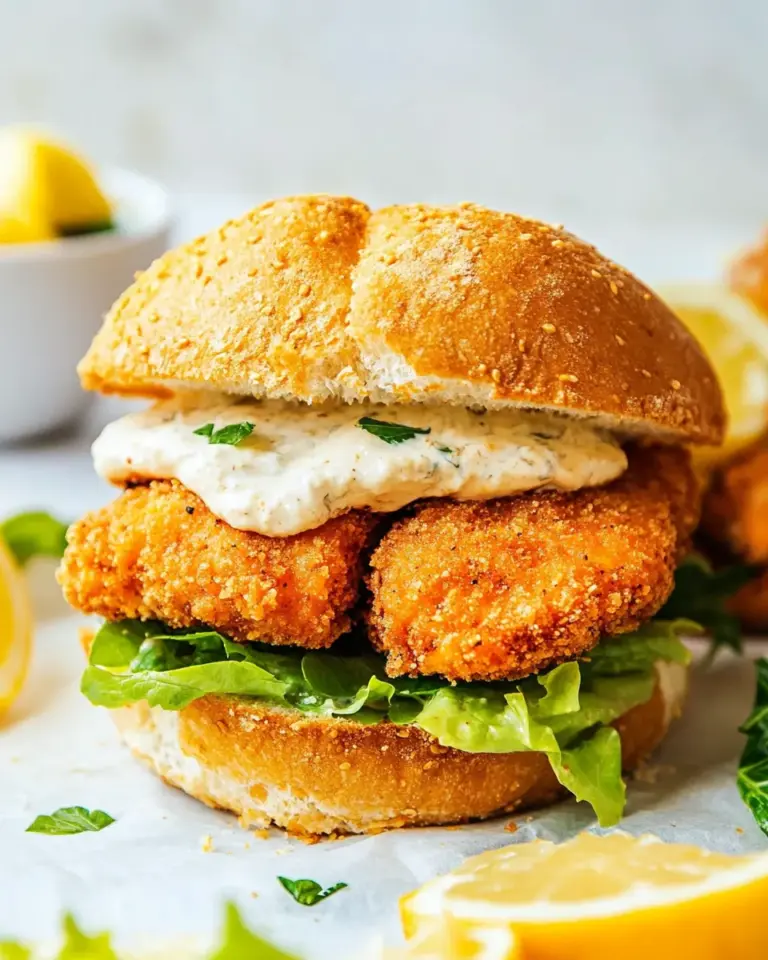 Easy Air Fryer Salmon Fish Sandwich photo