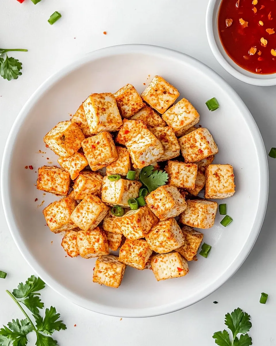 Delicious Air Fryer Tofu image