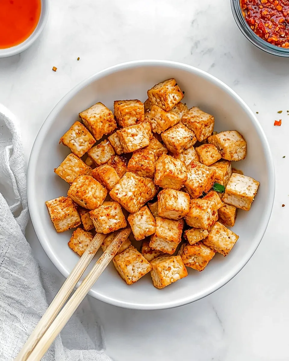 Healthy Air Fryer Tofu recipe photo