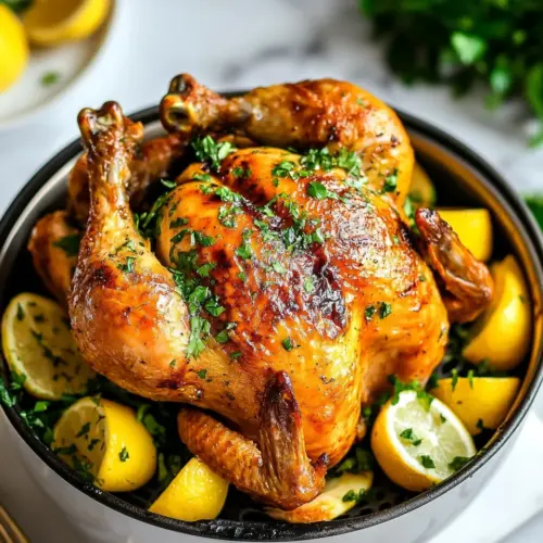 Homemade Air Fryer Whole Chicken photo
