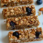 Homemade Almond, Blueberry & Date Homemade Granola Bars photo
