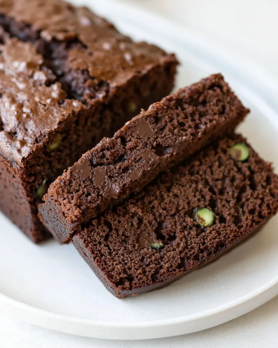 Delicious Almond Flour Double Chocolate Zucchini Bread image