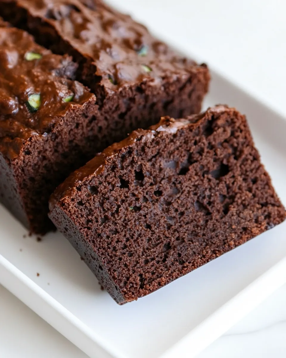 Best Almond Flour Double Chocolate Zucchini Bread shot