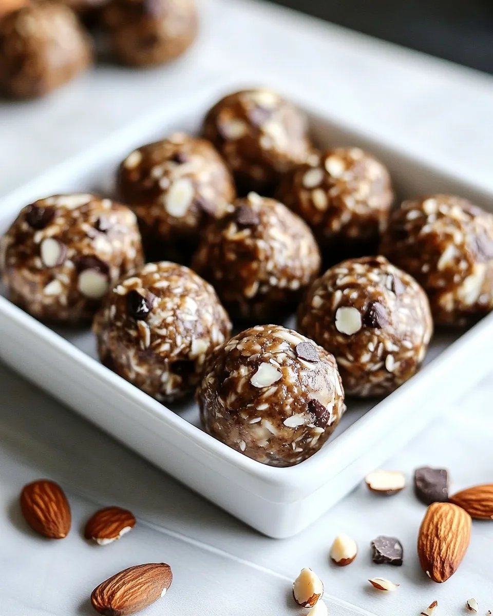 Easy Almond Joy Energy Balls recipe photo
