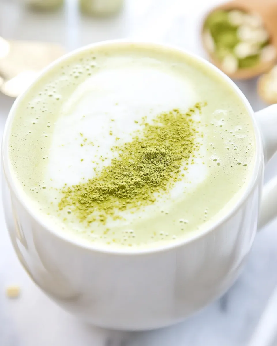 Classic Almond Milk Matcha Latte image