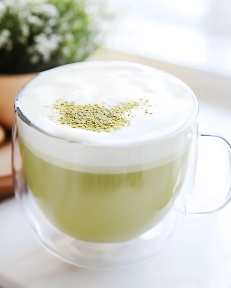 Easy Almond Milk Matcha Latte recipe photo