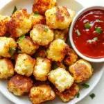 Homemade Amazingly Delicious Cauliflower Tots photo
