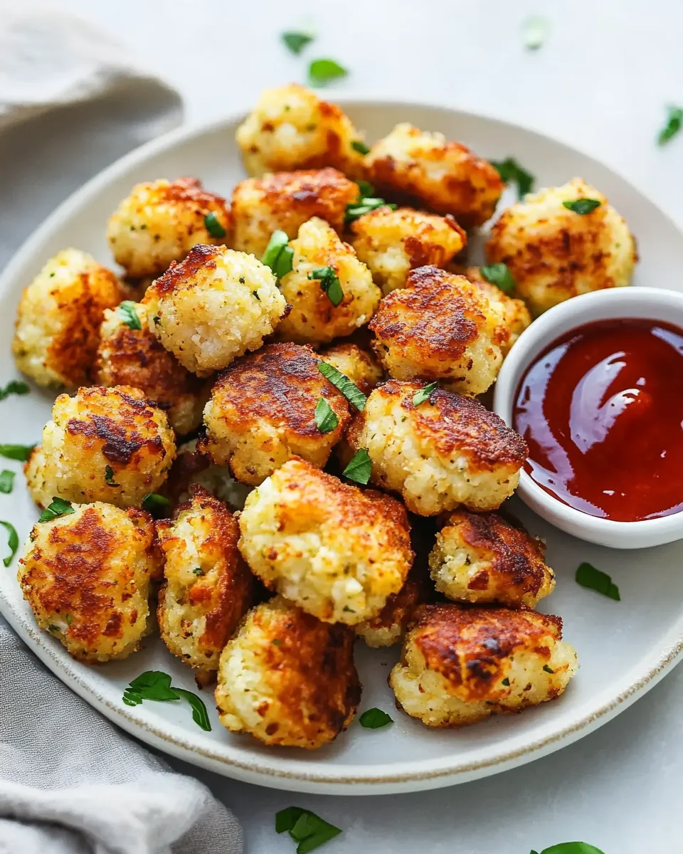 Classic Amazingly Delicious Cauliflower Tots image