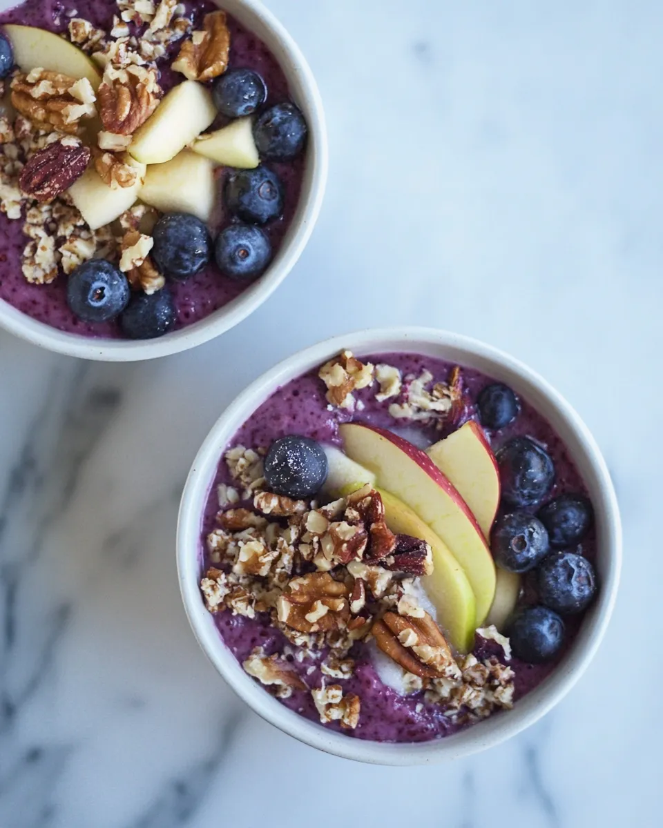 Delicious Apple Walnut Aa Bowls shot