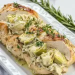 Homemade Artichoke and Goat Cheese Stuffed Chicken recipe photo