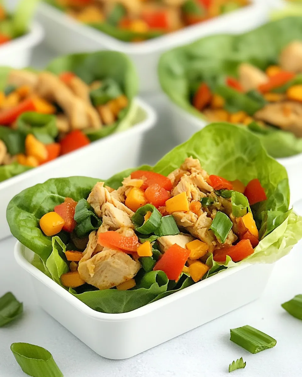 Savory Asian Turkey Lettuce Wraps recipe photo