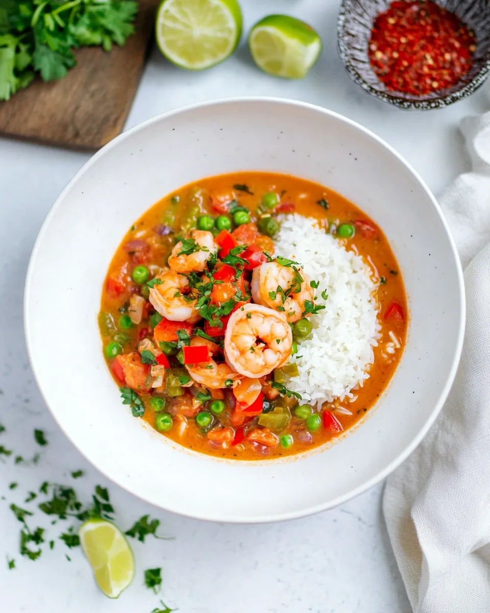 Homemade Asopao de Camarones (Shrimp and Rice Pottage) photo