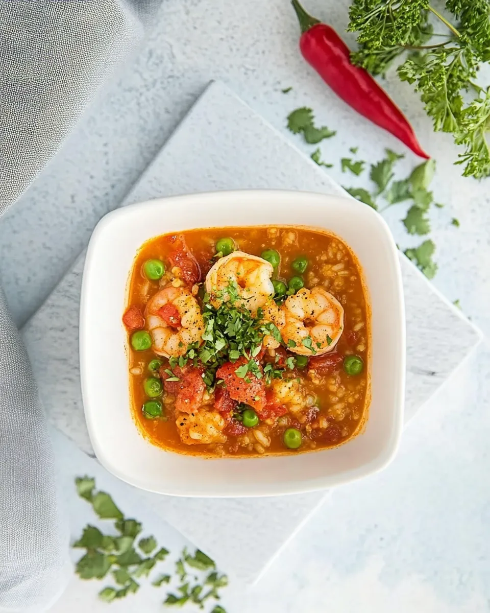 Classic Asopao de Camarones (Shrimp and Rice Pottage) image