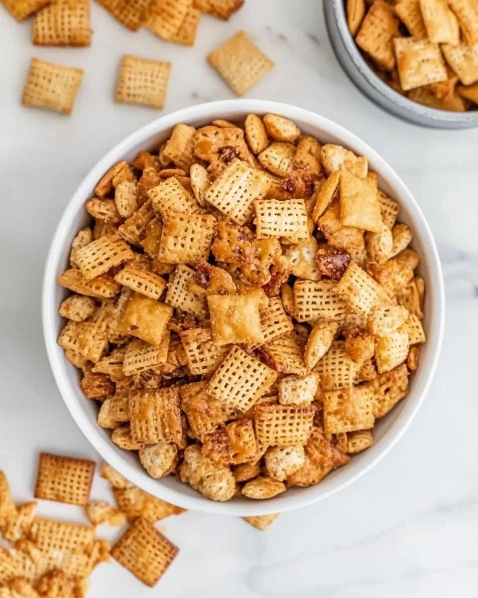 Easy BBQ Snack Mix recipe photo