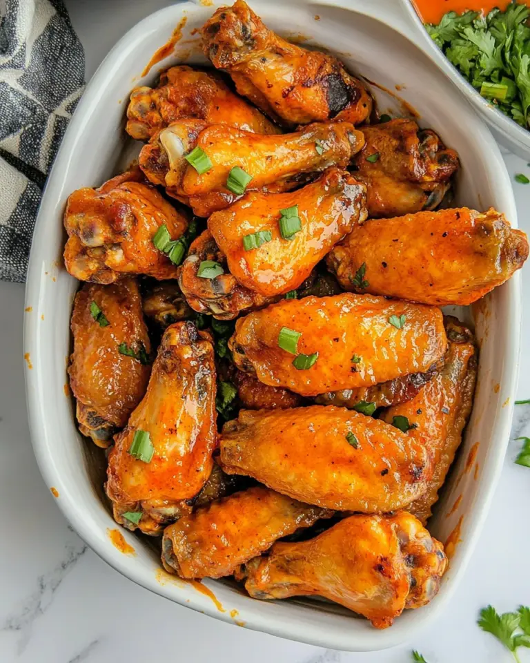 Homemade Baked Buffalo Chicken Wings photo