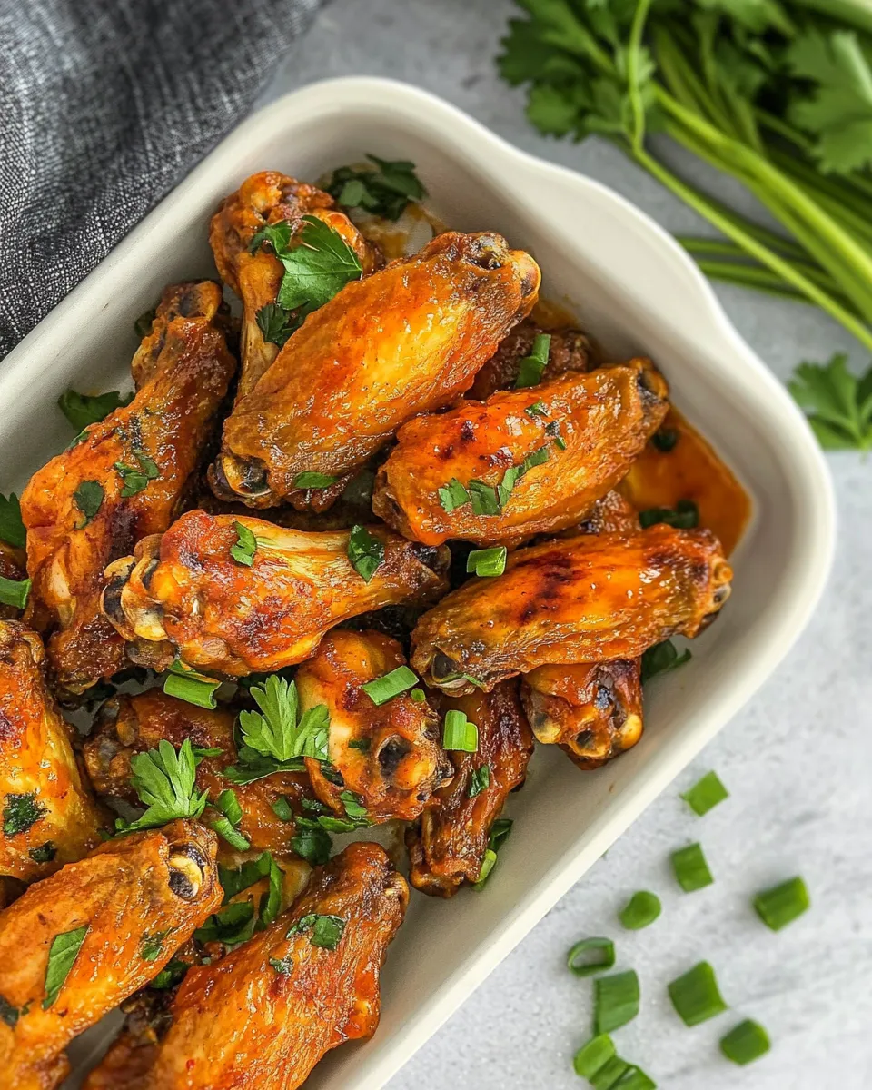 Classic Baked Buffalo Chicken Wings image