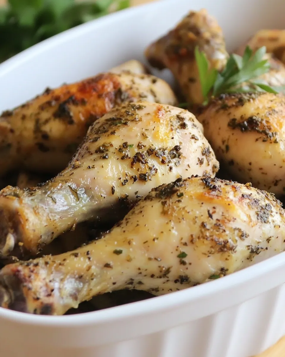 Delicious Baked Chimichurri Chicken Drumsticks image