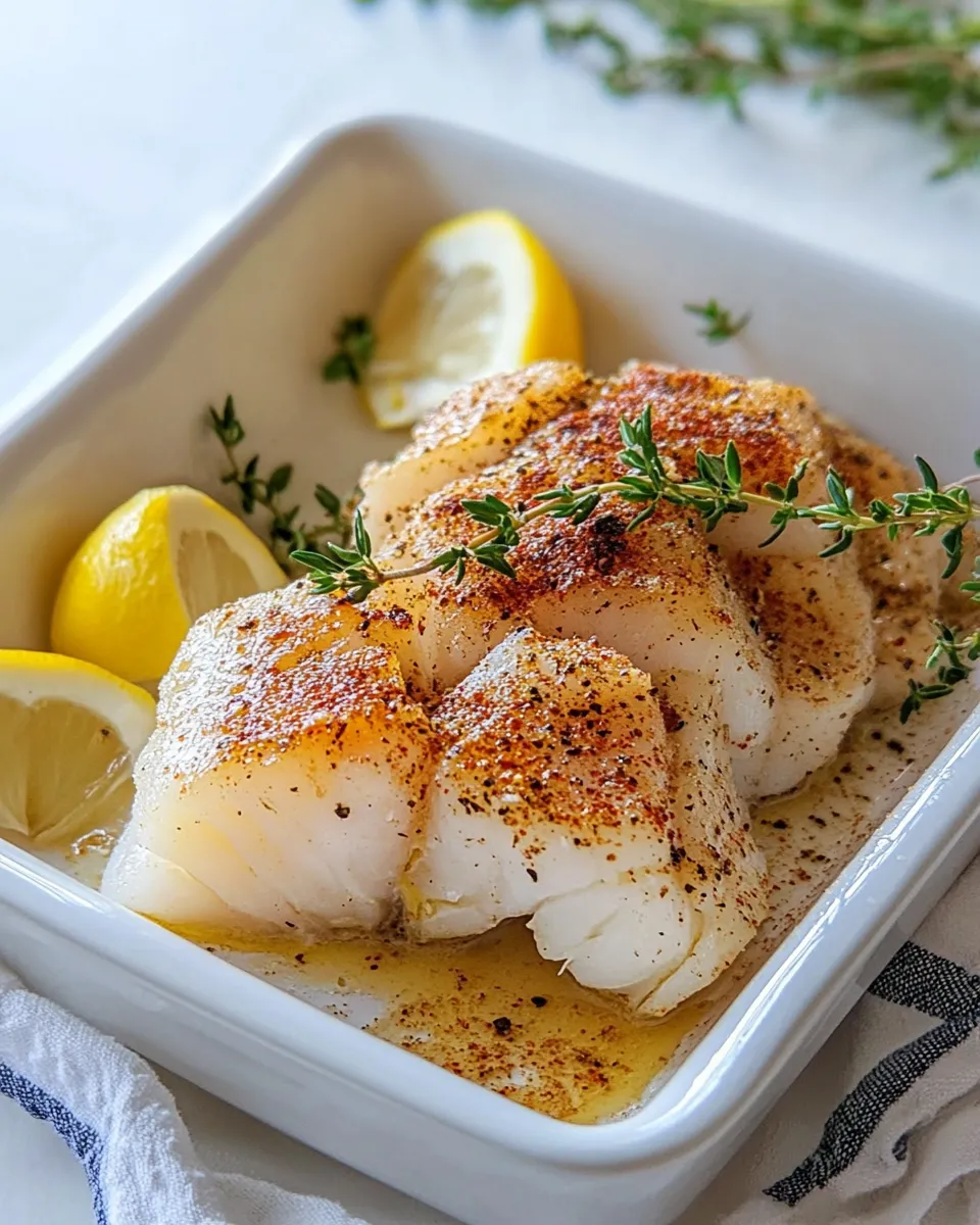 Easy Baked Cod Recipe photo