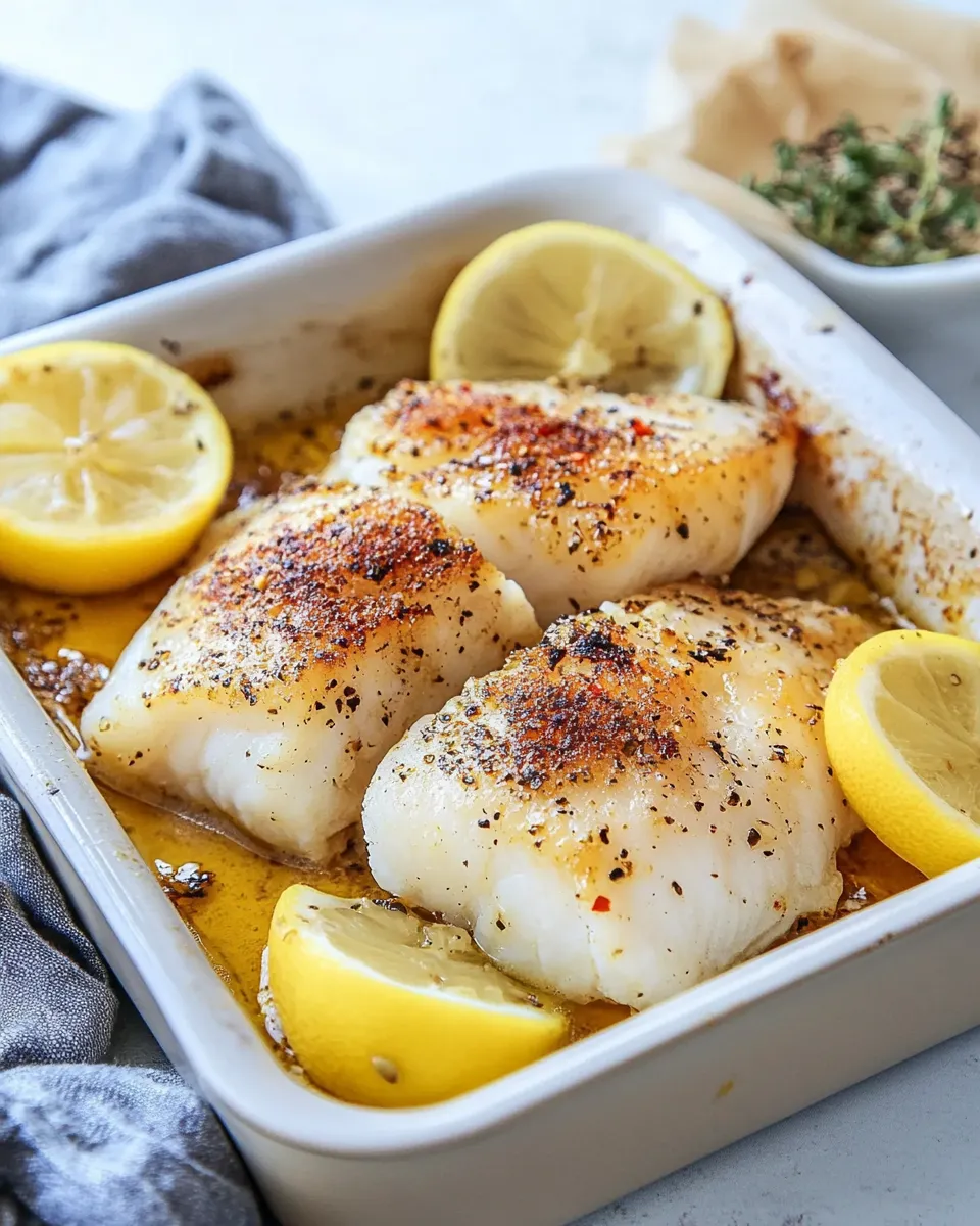 Healthy Baked Cod Recipe recipe photo