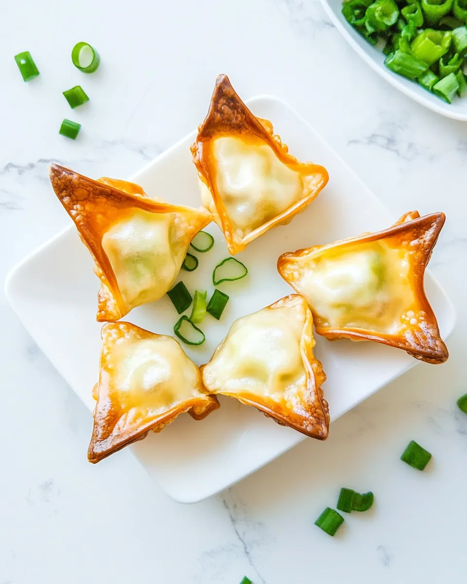 Delicious Baked Cream Cheese Rangoon image