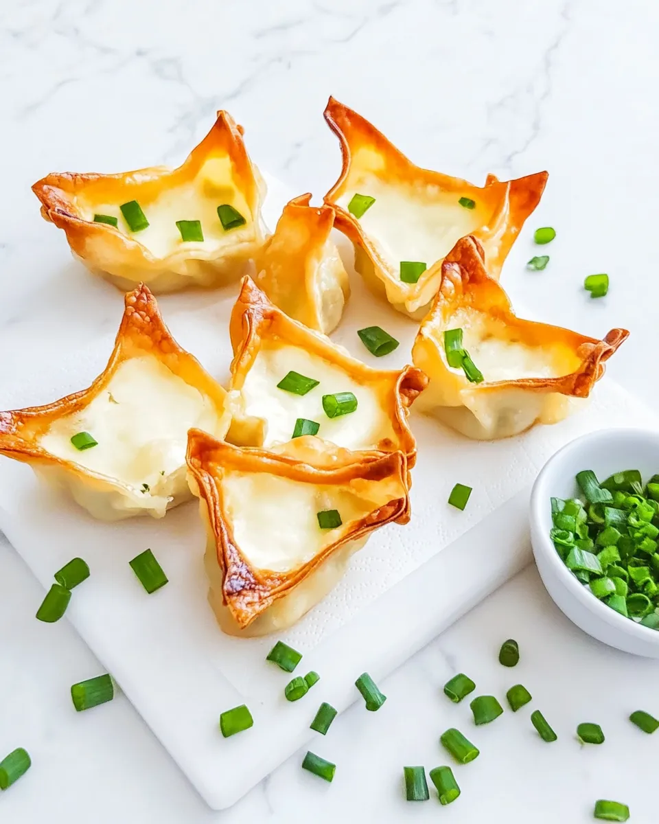 Easy Baked Cream Cheese Rangoon recipe photo