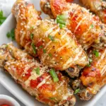 Homemade Baked Garlic Parmesan Chicken Wings photo