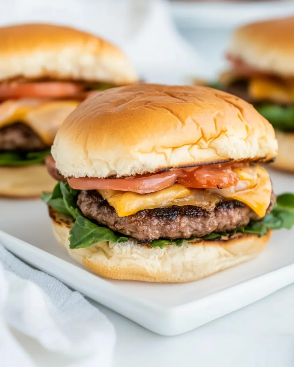 Easy Baked Hamburgers photo