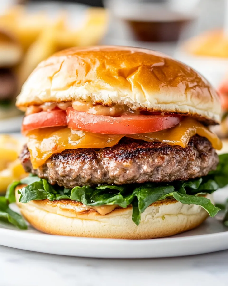 Classic Baked Hamburgers recipe photo