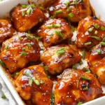 Homemade Baked Korean BBQ Chicken Thighs recipe image
