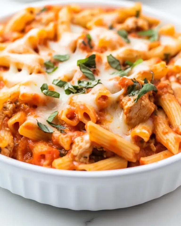 Homemade Baked Ziti with Chicken photo
