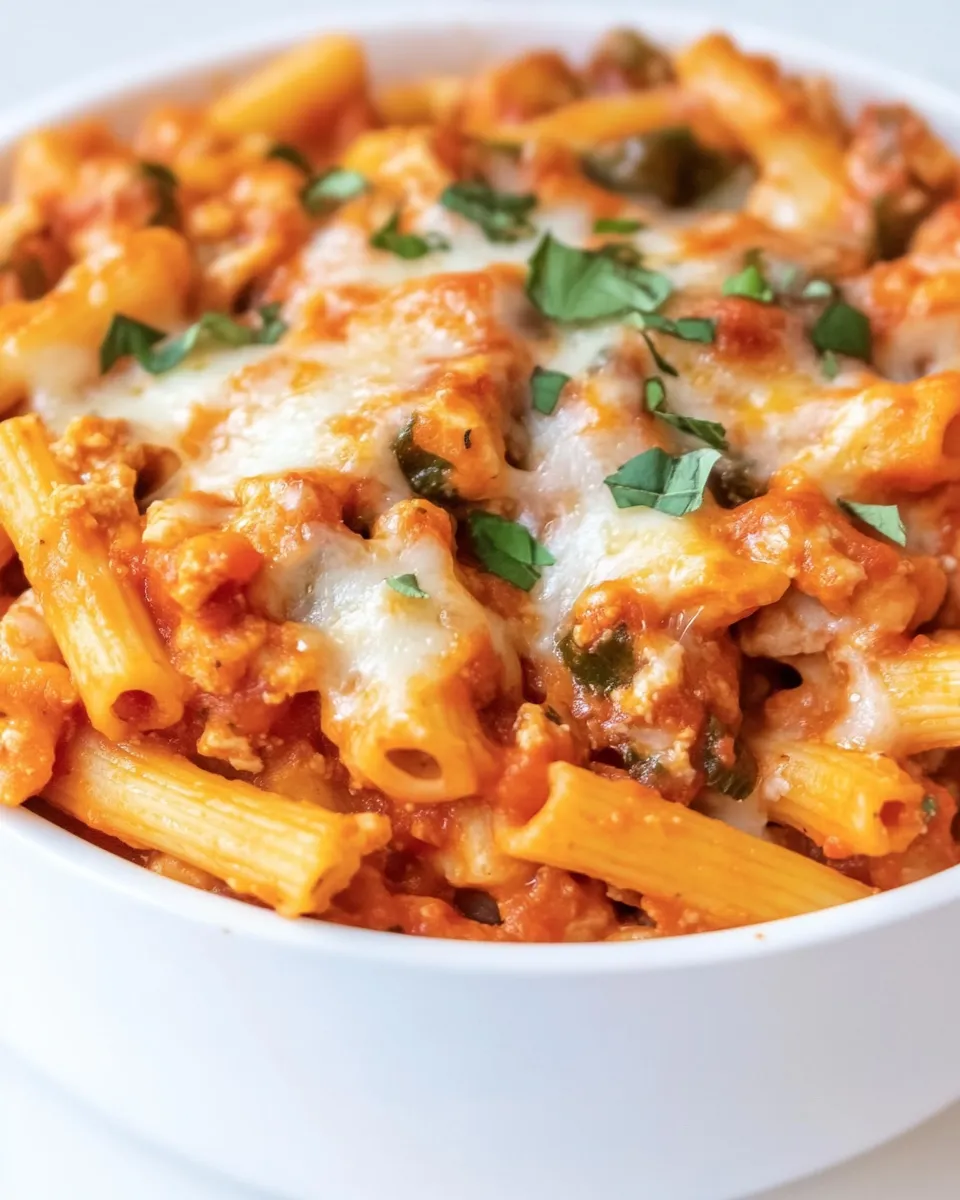 Classic Baked Ziti with Chicken image