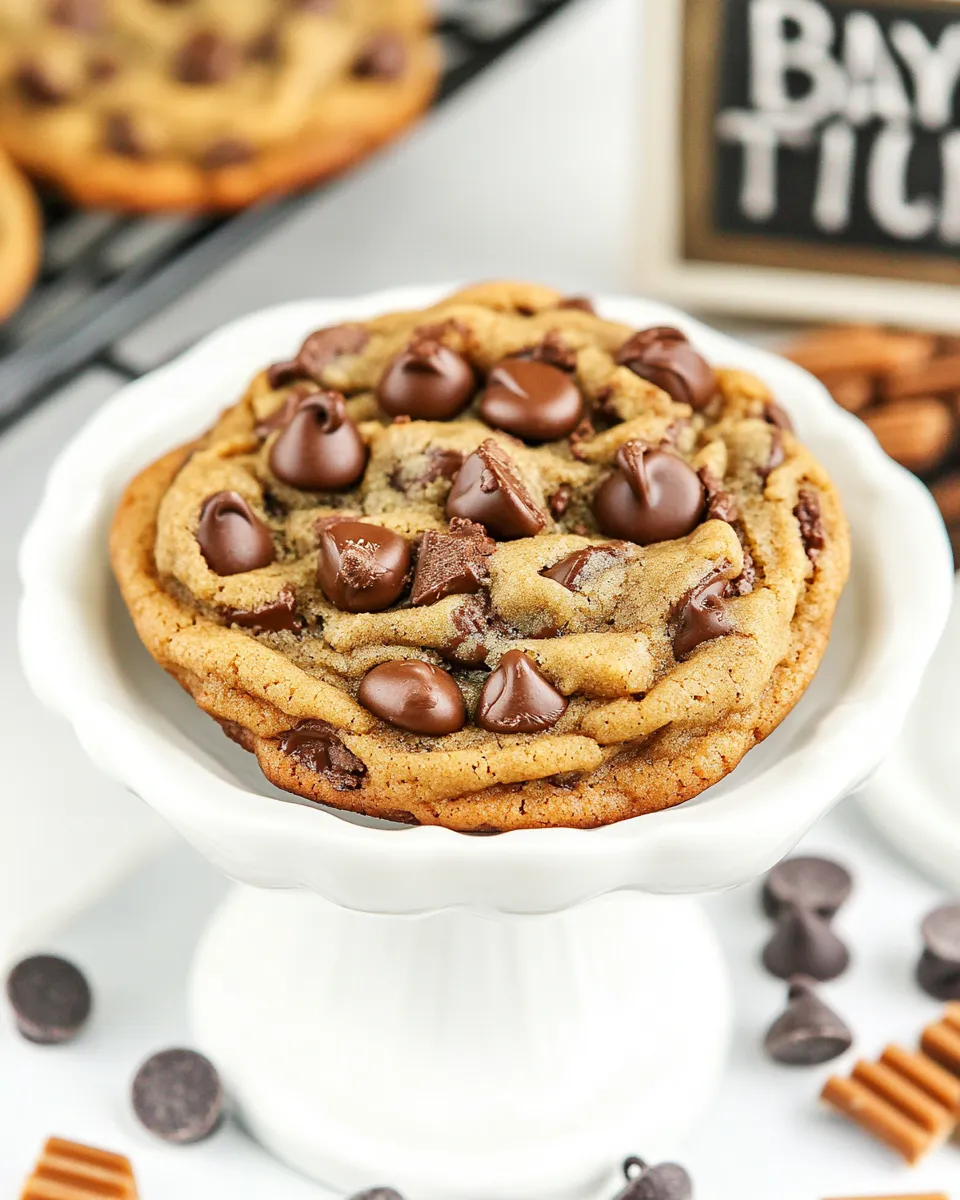 Classic Bakery Style Chocolate Chip Toffee Cookies image